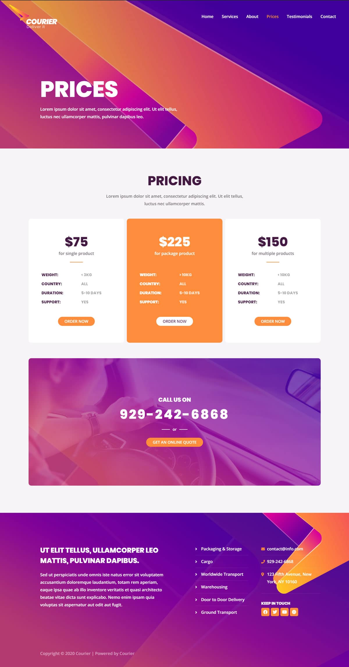 Prices