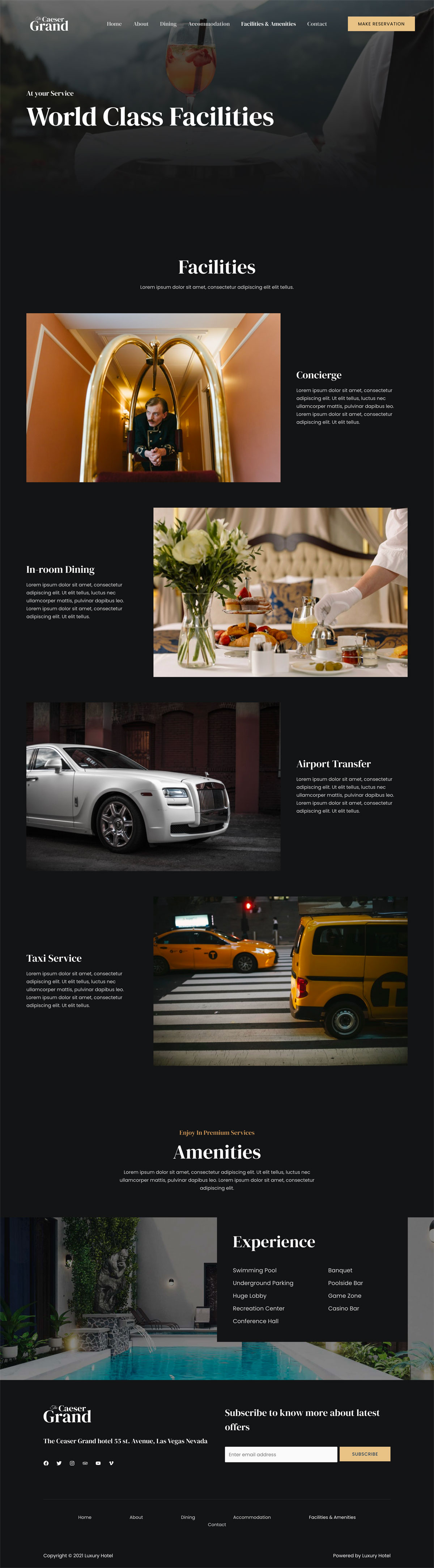 Facilities & Amenities